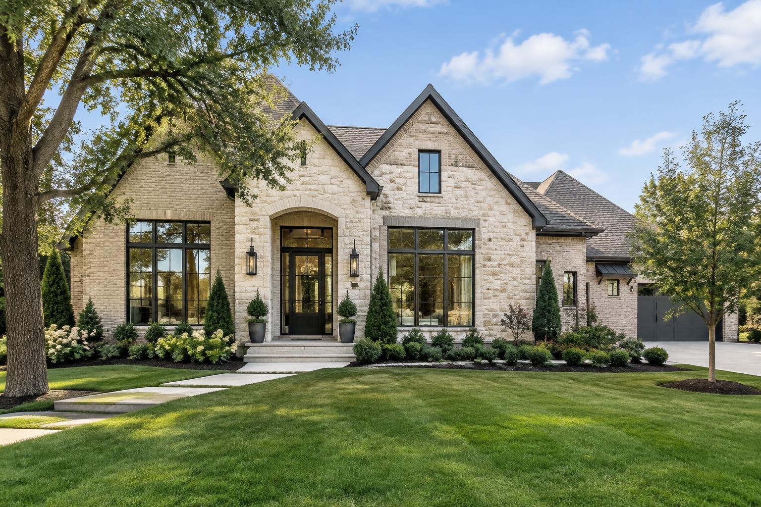 Single-family homes in a North Texas neighborhood